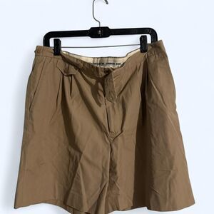 London-fog Men's Tan and Brown Shorts
